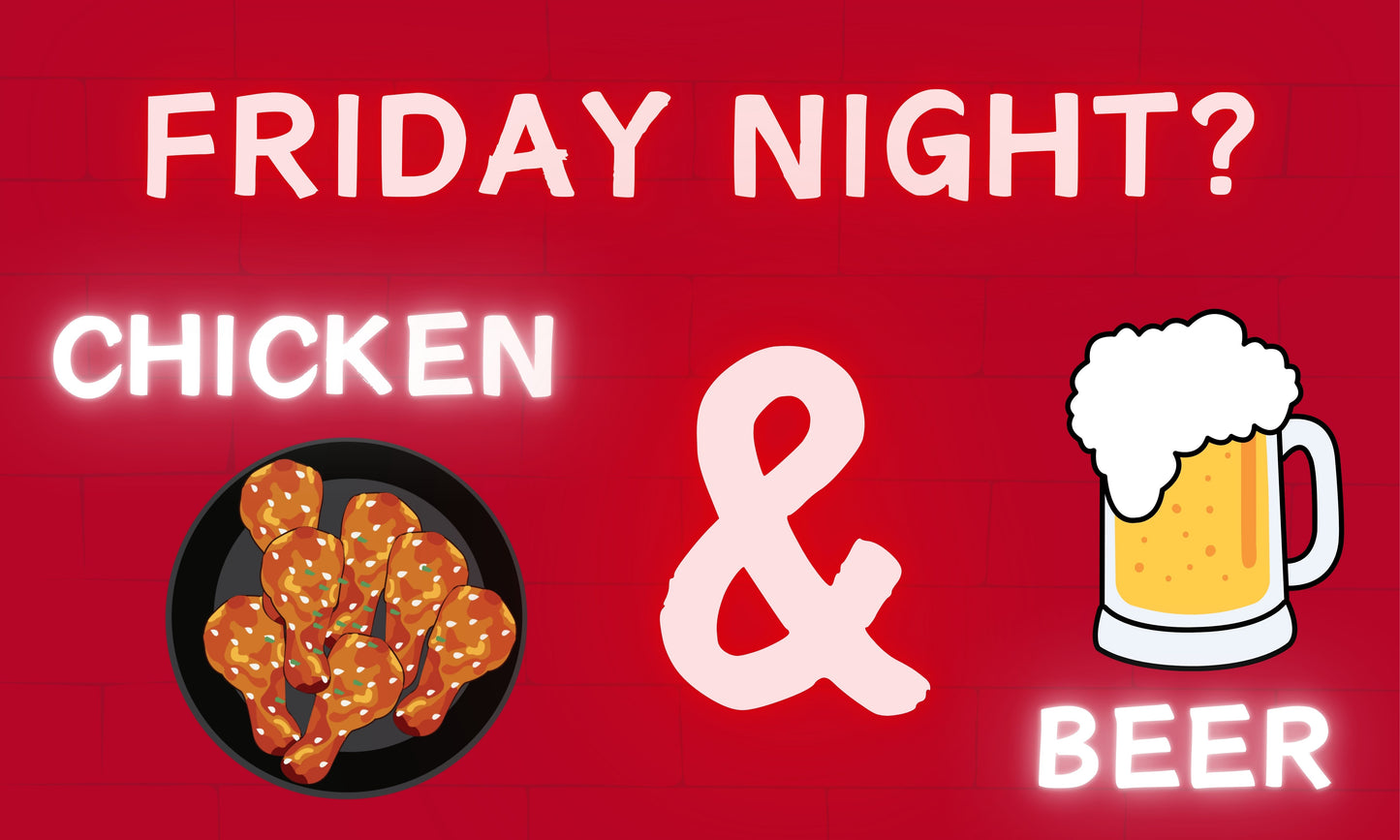 Chicken Shops - Self Adhesive Sticker