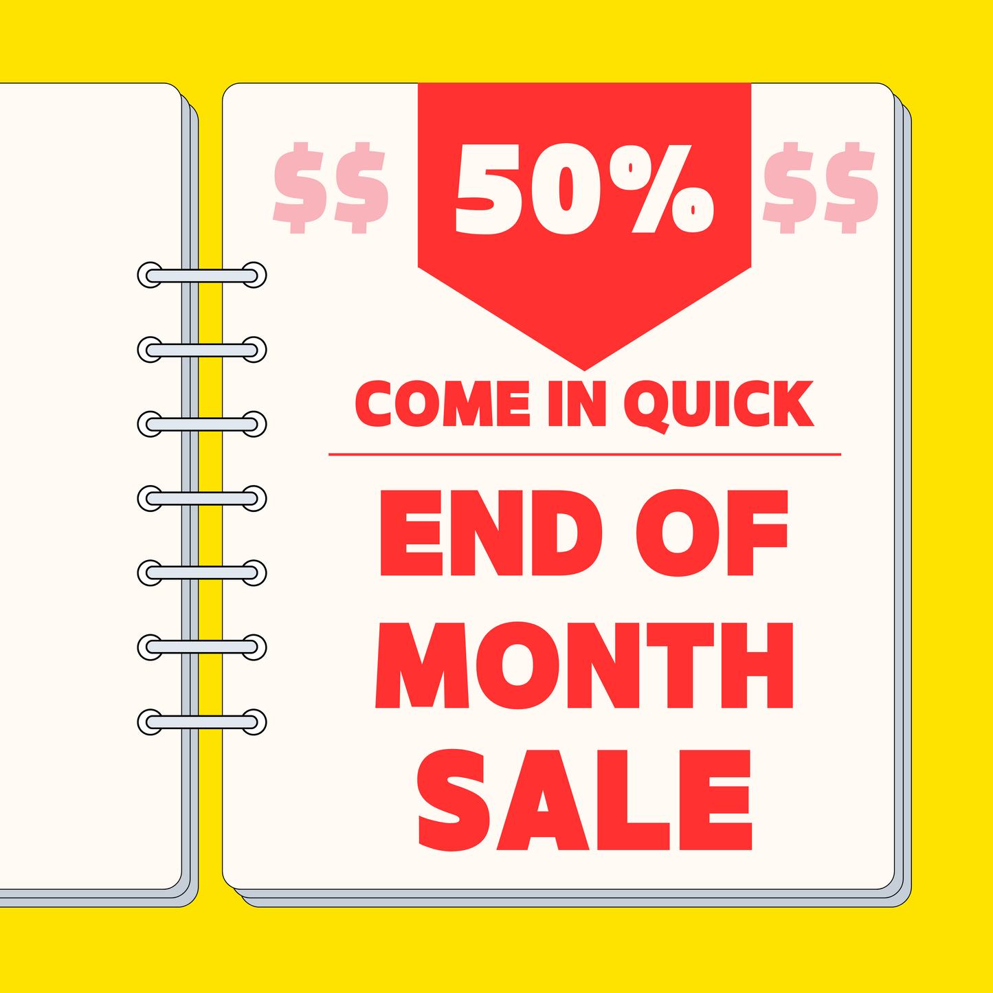 Discount Sale - Banner (Fabric)