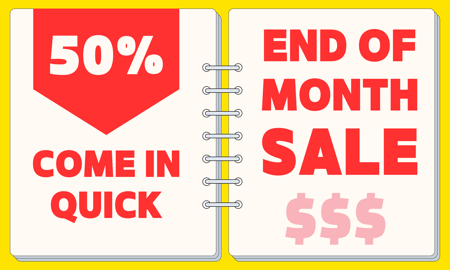 Discount Sale - Banner (Fabric)