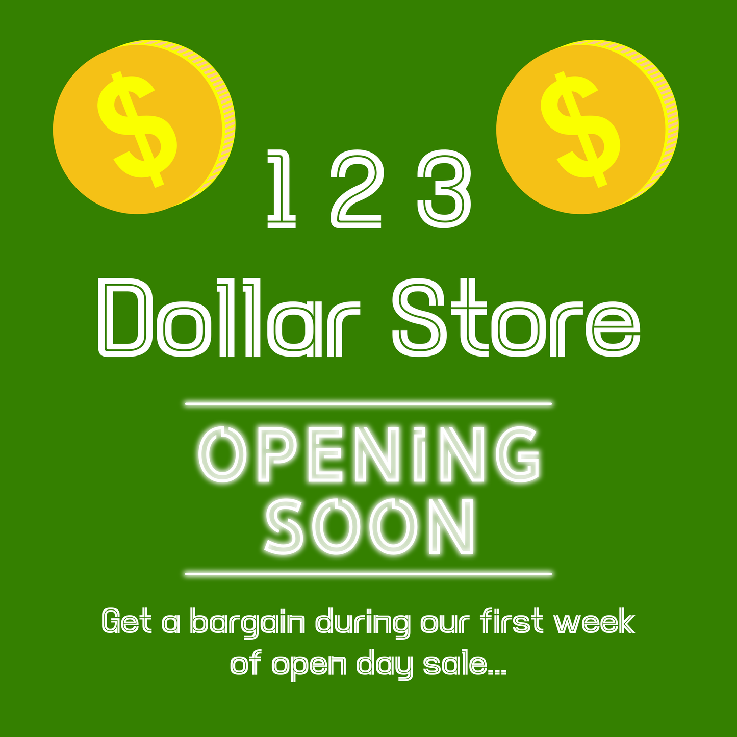 Retail Stores - Self Adhesive Sticker