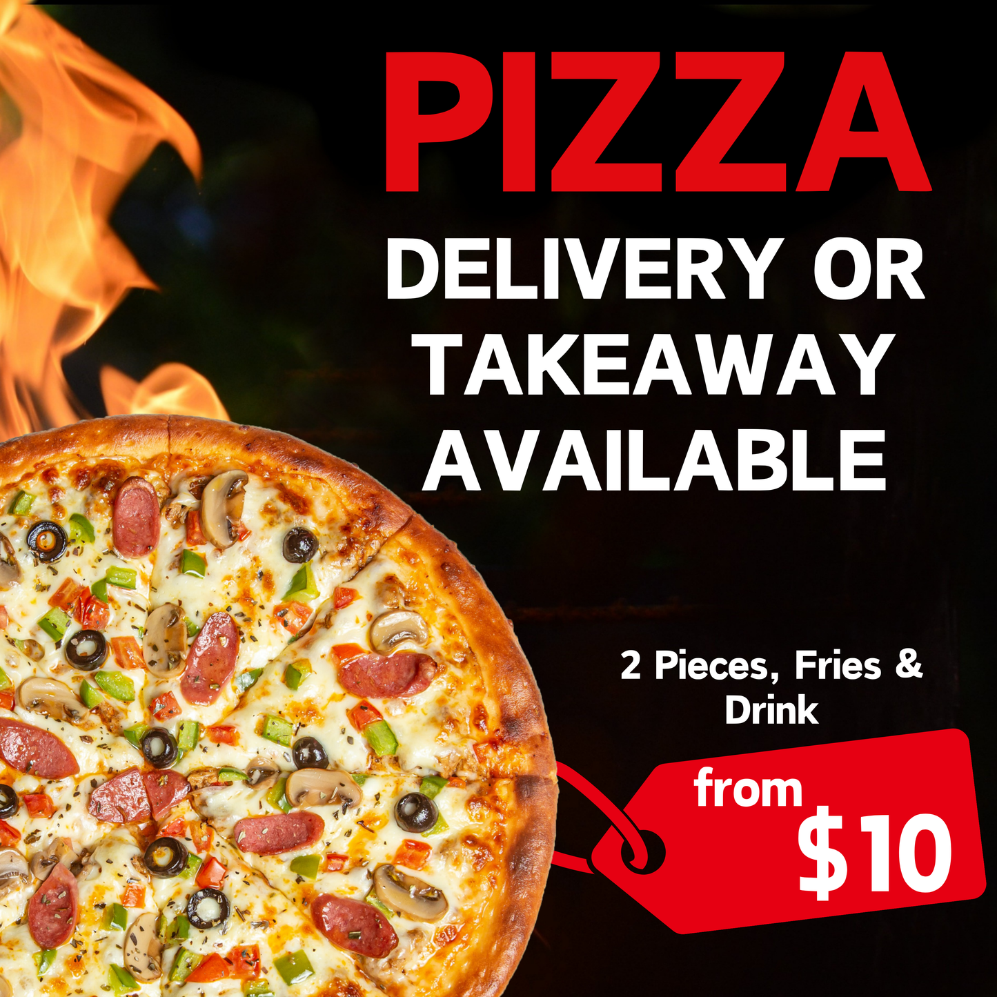 Takeaways - Banner (Fabric)
