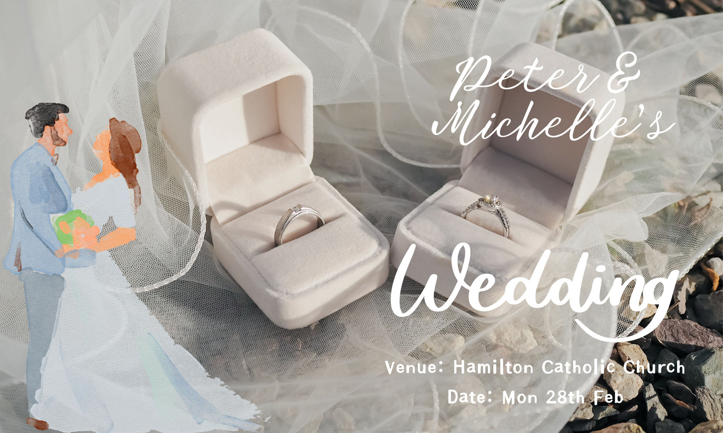 Wedding - Banner (Fabric)