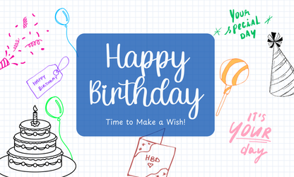 Birthday - Banner (PVC)