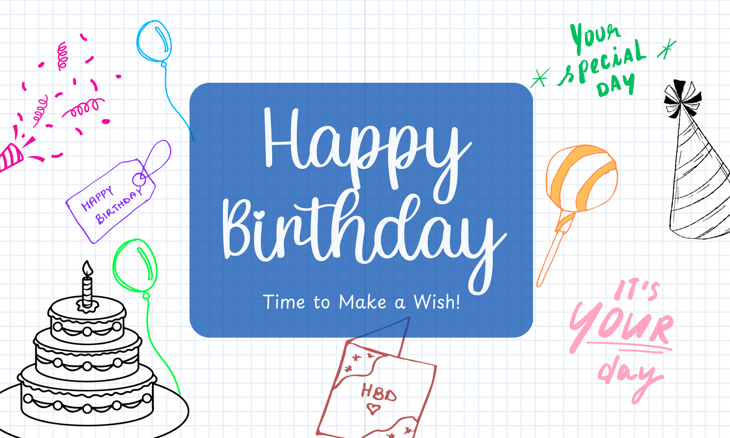 Birthday - Banner (Fabric)