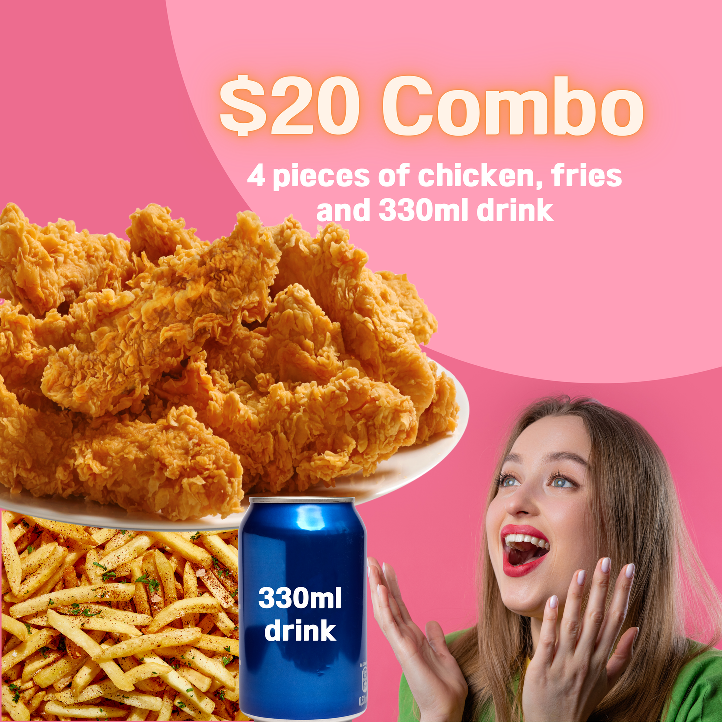 Chicken Shops - Banner (PVC)