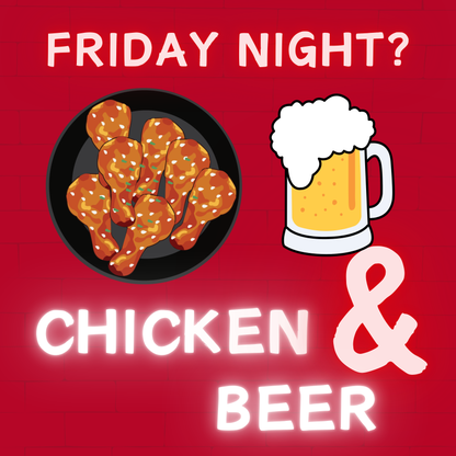 Chicken Shops - Self Adhesive Sticker