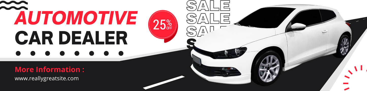 Car Dealerships - Banner (Fabric)