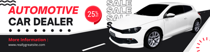Car Dealerships - Banner (Fabric)