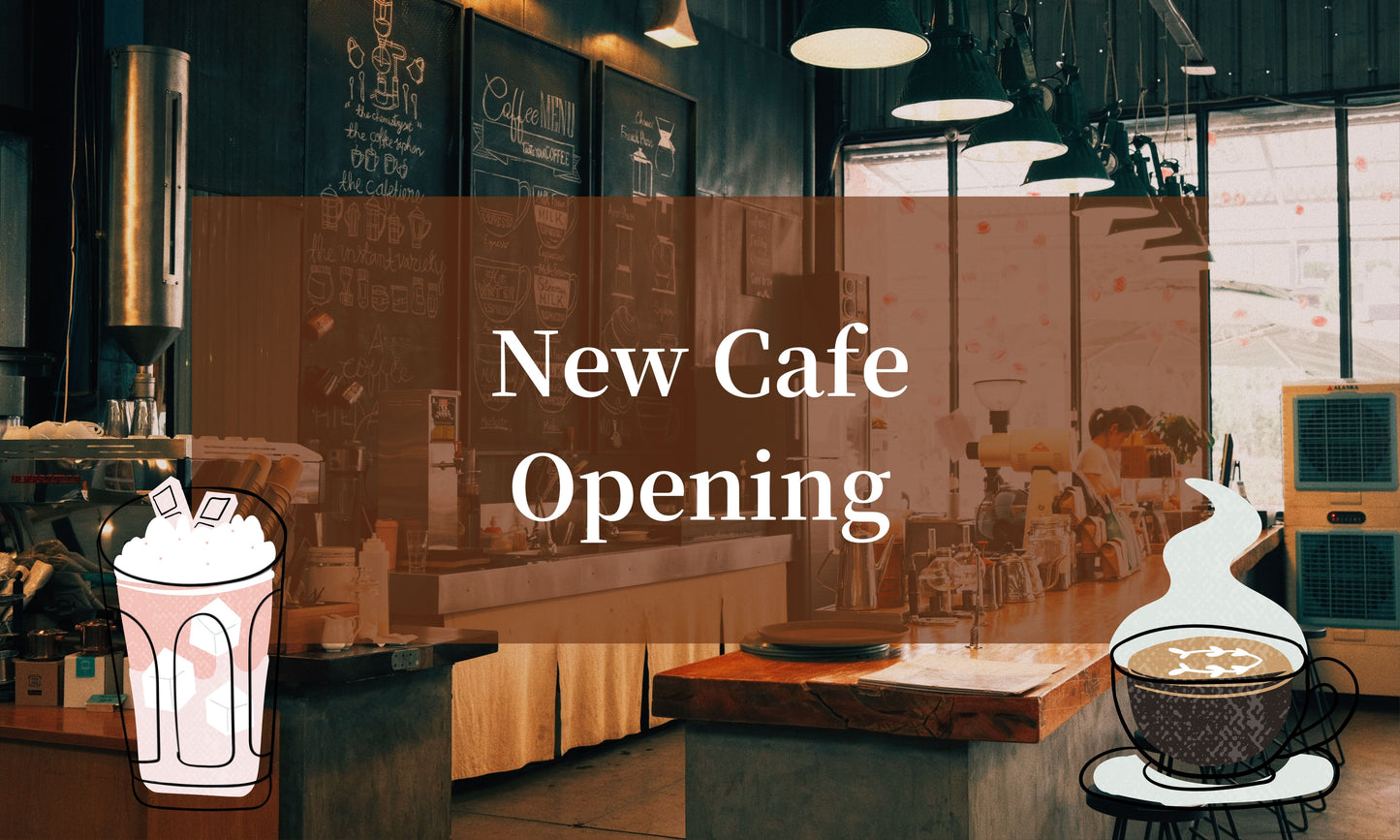 Cafes - Banner (Fabric)