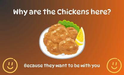 Chicken Shops - Self Adhesive Sticker