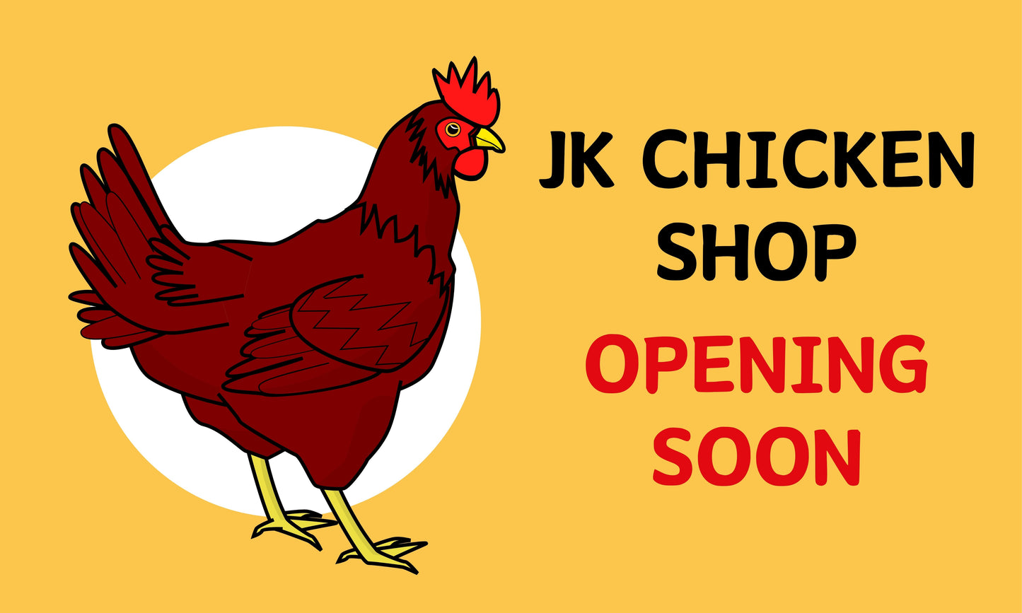Chicken Shops - Self Adhesive Sticker