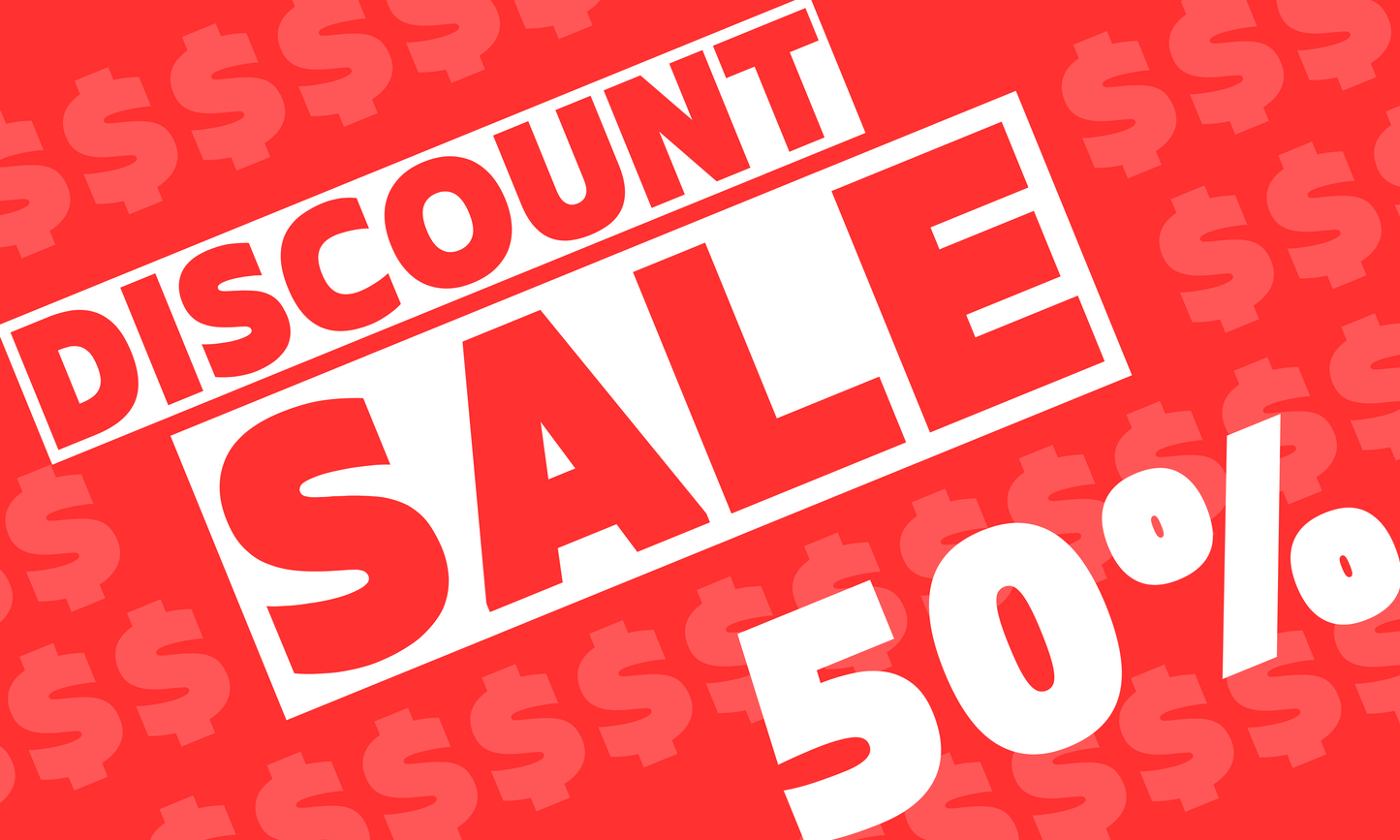 Discount Sale - Self Adhesive Sticker
