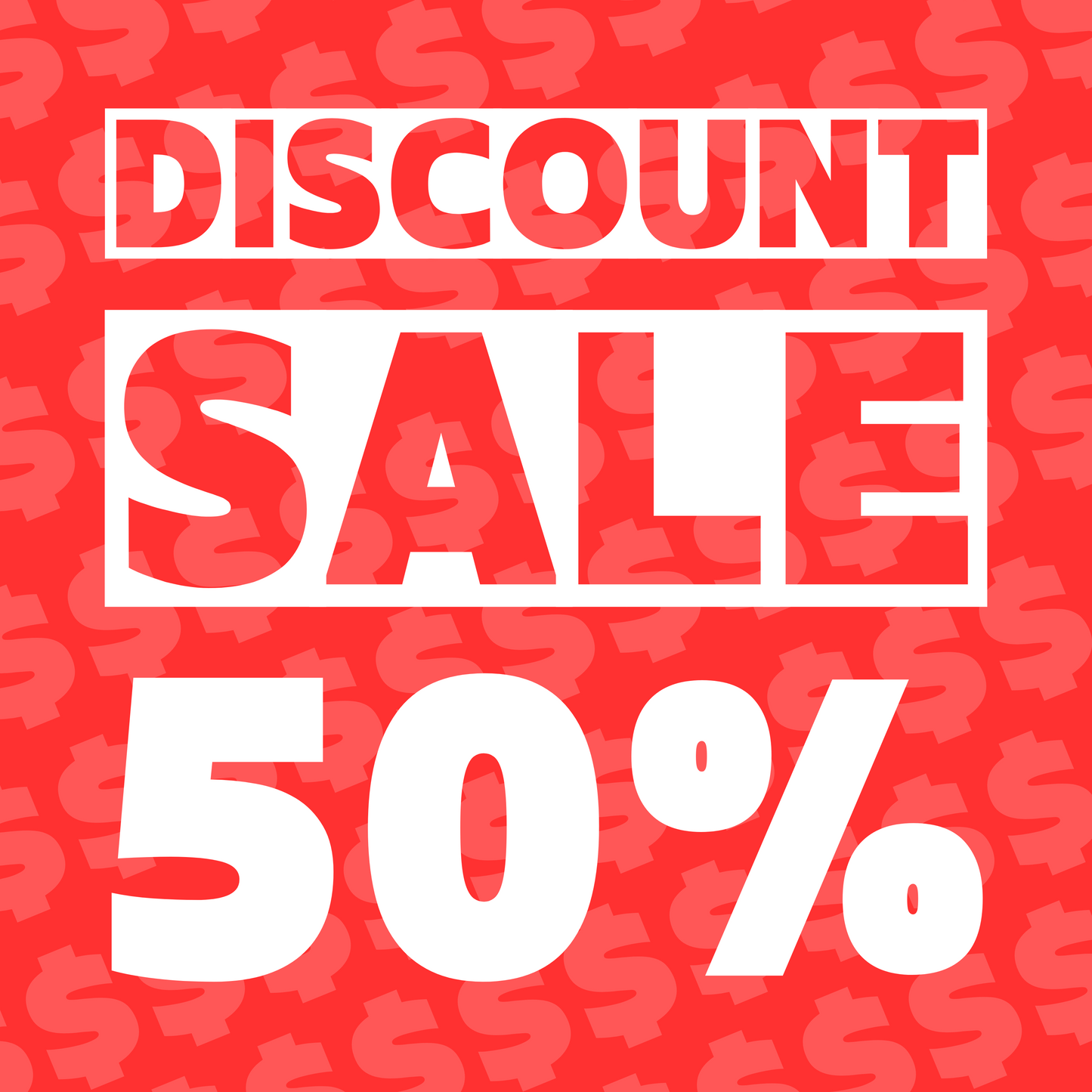 Discount Sale - Self Adhesive Sticker