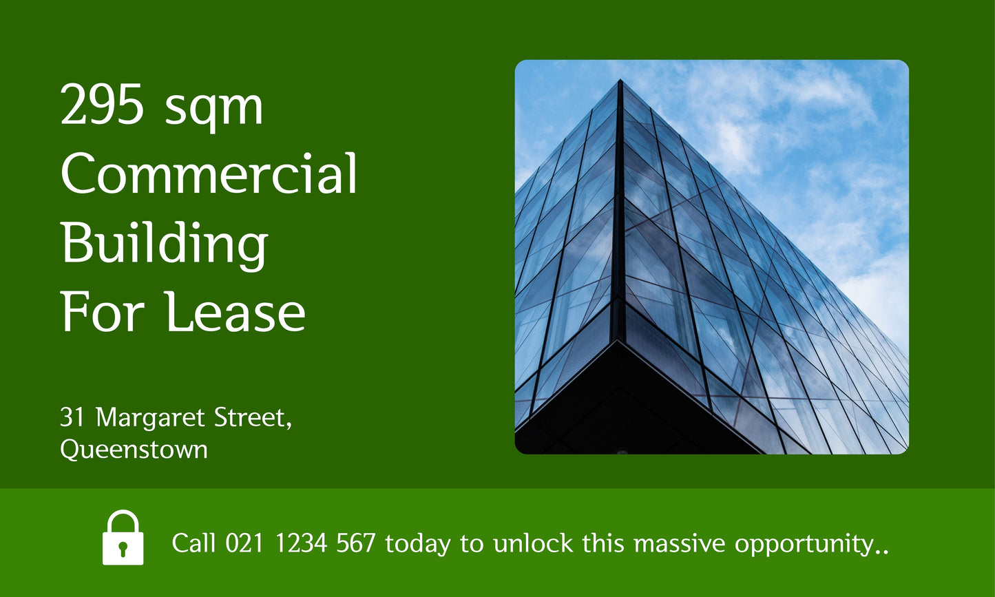 Real Estate - Self Adhesive Sticker