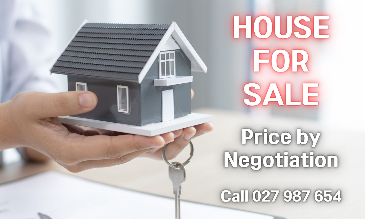 Real Estate - Self Adhesive Sticker