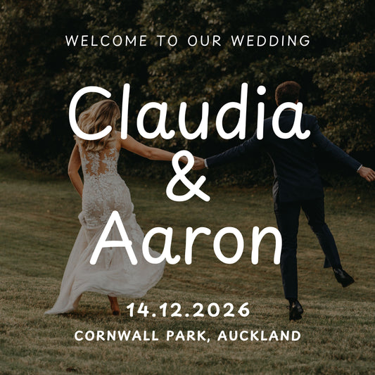 Wedding - Banner (Fabric)