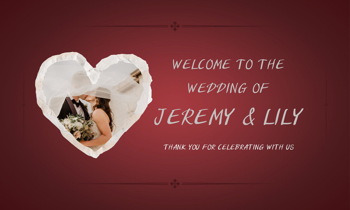 Wedding - Banner (Fabric)